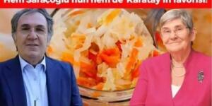 İbrahim Saraçoğlu ve Canan Karatay’ın favori sebzesi: