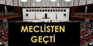 Meclisten Geçti