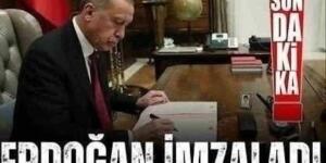 Cumhurbaşkanı Erdoğan karar verdi!