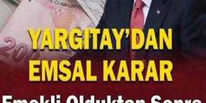 E’mekli olduktan sonra çalışma hayatına devam eden