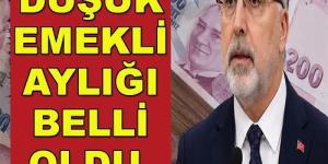 En düşük emekli aylığı belli oldu