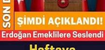 Şimdi açıklandı. Haftaya diyerek duyurdu..