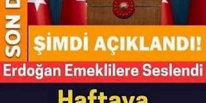 Şimdi açıklandı. Haftaya diyerek duyurdu..